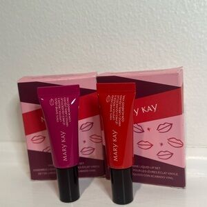 Mary Kay Lip Gloss Set - Red and Purple